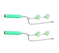 Lot de 2 outils de plantation de patates douces en fer avec poignée ergonomique