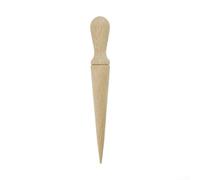 Lot de 2 outils de plantation de plantes en bois de hêtre pour creuser et faire des trous, design ergonomique avec poignée en T, bois naturel durable