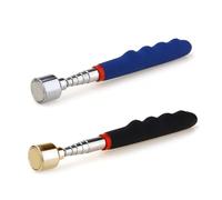 Lot de 2 outils de ramassage télescopiques magnétiques avec clip de poche 9 kg - Outils de préhension magnétiques extensibles de 17,8 à 76,2 cm - Gadget de récupération magnétique flexible - Cadeau