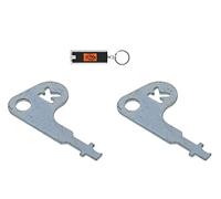 Lot de 2 outils de réglage K-Rain MiniPro K-Key, K-Rain P59995 K-Key e rechange pour arroseurs à rotor Mini Pro et Pro Plus - Lot de 2 clés de pluie K avec éclairage LED inclus