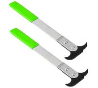Lot de 2 outils de retrait de joint de voiture épais double crochet Plan PVC Kit de réparation mécanique pour moteur de recherche