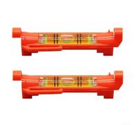 Lot de 2 outils de suspension pour niveau de ligne à bulles, outil de mesure de précision, orange