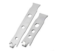 Lot de 2 outils de torsion en acier inoxydable pour serre - Tendeur de fil portable compatible avec les fils de 6/8/10 mm, poignée ergonomique antidérapante (2 pièces grandes)