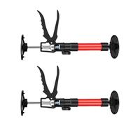 Lot de 2 outils de troisième main réglables pour projets à domicile Installation d'armoire avec broche et bouton supportant 81,6 kg Tige