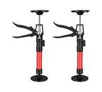 Lot de 2 outils de troisième main réglables pour projets à domicile Installation d'armoire avec broche et bouton supportant 81,6 kg Tige