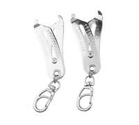 Lot de 2 outils de vérification de la taille du filetage portable pour examen du filetage des écrous et boulons avec marquages précis et utilisation facile