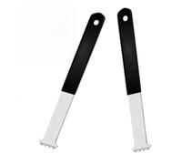 Lot de 2 outils d'extraction de dalles pour terrasse et jardin | Cet ensemble d'outils permet de retirer sans effort les pavés enfoncés ou verrouillés des terrasses et des allées de jardin.