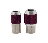 Lot de 2 outils d'extraction de douille de robinet réglables avec entraînement carré de 3/8" compatible pour le retrait des robinets, alésoirs et vis dans les espaces restreints (rouge)