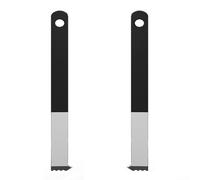 Lot de 2 outils d'extraction de pavés avec grattoir à joint efficace et fentes de préhension pour un levage et un retrait faciles