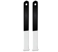 Lot de 2 outils d'extraction de pavés manuels avec grattoir à double articulation pour jardin