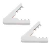 Lot de 2 outils d'extraction d'épines de rose blanc cassé, pince à lame dentelée avec système de serrage, dépiquant portatif de tiges pour floristerie, jardinage, bouquets et travaux artisanaux