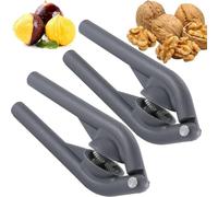 Lot de 2 outils pour biscuits aux noix, outil pour couper les châtaignes, outil multifonction pour éplucher les noix et les châtaignes, portable amélioré en acier inoxydable pour couper les châtaignes