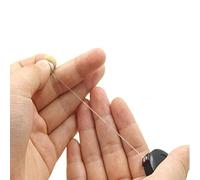 Lot de 2 outils pour disparaître les pièces de monnaie - Fil transparent - Tricks de magie de magicien - Accessoire de rue