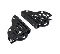 Lot de 2 outils robustes pour échelle coulissante avec roulettes pour armoires et échelles de bibliothèque