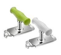 Lot de 2 ouvre-bocaux réglables | Ouvre-bocal en acier inoxydable | Multifonctionnel avec poignée antidérapante | Accessoire de cuisine convivial pour différentes tailles de bouteilles de canettes