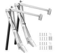 Lot de 2 ouvre-fenêtres automatiques pour serre, lève-vitre, double ressort, capacité de levage 15 kg, ouverture et fermeture automatiques par contrôle de la température, convient pour les serres