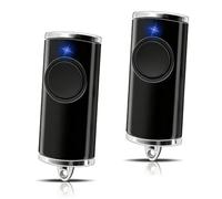 Lot de 2 ouvre-porte de garage à 2 canaux 868,3 MHz de rechange pour Hörmann série BS - Télécommande sans fil compatible, rolling code - Lot de 2 (noir)