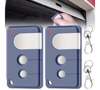 Lot de 2 ouvre-porte de garage : émetteur portatif de garage compatible avec Chamberlain 84335EML, 84333E, 94333E, ouvre-porte de garage, télécommande de porte de garage, 433,92 MHz Télécommande de