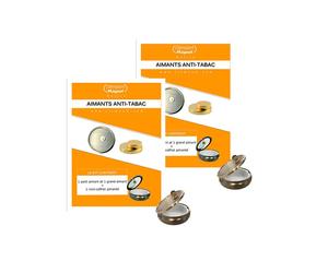 Lot de 2 packs aimant anti-tabac climsom