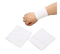 Lot De 2 Packs De Glace pour Poignet, Protection UV pour Poignets De Sport en Soie Glacée, Manches De Sport Absorbant la Transpiration Et Le Refroidissement.(Blanc)