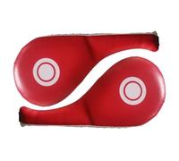 Lot de 2 pagaies de Boxe en PU pour Cible Frappe, équipement d'entraînement karaté pour améliorer la Vitesse, la précision et la Force.