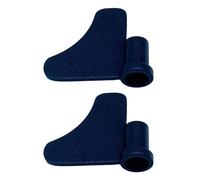 Lot de 2 pagaies pour machine à pain - Pagaie de pétrissage en métal - Accessoire pour machine à pain