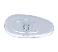 Lot de 2 paires (4 pièces) de coussinets de nez pour lunettes - Système de vis en silicone - Différentes tailles (gouttes 17 mm)