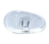 Lot de 2 paires (4 pièces) de coussinets pour lunettes - Système de vis en silicone - Différentes tailles (gouttes 11 mm)