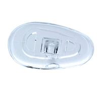 Lot de 2 paires (4 pièces) de coussinets pour lunettes - Système de vis en silicone - Différentes tailles (gouttes 13 mm)