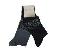 Lot de 2 paires chaussette socquette trunk coton homme bipack CK CALVIN KLEIN ar