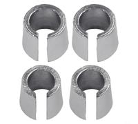 Lot de 2 paires d'adaptateurs de borne de batterie pour conversion positive à négative - Convertisseurs de cales métalliques adaptés pour la réparation et le remplacement des bornes de batterie
