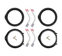 Lot de 2 Paires d'adaptateurs de Haut-Parleur de Voiture de 16,5 cm et Faisceau de câblage pour Honda Civic pour Accord pour CR-V Odyssey Sound System Configuration