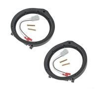 Lot de 2 paires d'adaptateurs de haut-parleurs en plastique ABS et harnais pour Accord Civic V Z Odyssey 6 12,7 cm avant et arrière