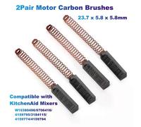 Lot de 2 paires de balais de charbon pour moteur (237 x 58 x 58 mm) compatibles avec les mixeurs KitchenAid