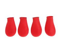 Lot de 2 paires de bottes pour animaux de compagnie, imperméables, antidérapantes, en caoutchouc, pour chiots, chiots, jouets de plein air, à mâcher agressif, grandes races, moyens, petits chiots