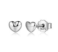 Lot de 2 paires de boucles d'oreilles magnétiques pour femme en argent pur 925 et oxyde de zirconium pour stimulation lymphatique acupoint thérapie magnétique combustion des graisses, Zinc Métal