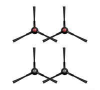 Lot de 2 paires de brosses latérales de rechange pour aspirateur robot Eufy Omni S1 Pro S1 et balai à franges pour maintenir une efficacité de balayage optimale (2 Paris)