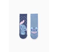 Lot De 2 Paires De Chaussettes Antidérapante Stitch Multicolore 31/34