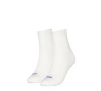 Lot de 2 paires de chaussettes basses de sport cœur PUMA Femme, Blanc/Violet, 35-38 35-38