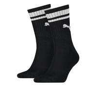 Lot De 2 Paires De Chaussettes Basses Unisexes Avec Rayure Traditionnelle Puma, Vêtements, Noir, 43-46
