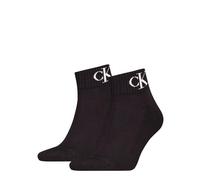 Lot de 2 paires de chaussettes Calvin Klein coton mélangé noires