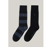 Lot De 2 Paires De Chaussettes Classics Rayées Th Men Rugby Sock 2p/Dark Navy - 39-42