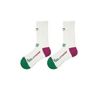 Lot de 2 paires de chaussettes de sport Joker pour femme, absorbantes et respirantes, de couleur assortie, S0004 Blanc, One Size