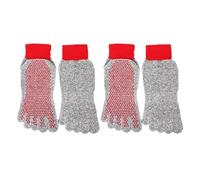 Lot de 2 paires de chaussettes d'entraînement ventilées à cinq doigts pour pilates, gym, sports de plein air
