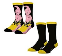 Lot de 2 Paires de Chaussettes Garçon en Coton Dragon Ball Z (35-38, Buu)