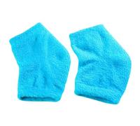 Lot de 2 paires de chaussettes hydratantes pour réparation du talon fissuré | Chaussettes douces pour femme | Chaussettes respirantes et anti-humidité pour talons secs pendant la nuit, chaussettes de