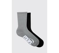 Lot de 2 paires de chaussettes - MAN homme - multicolore - ONE SIZE, multicolore