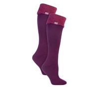 Lot de 2 paires de chaussettes pour bottes Wellington pour femme