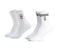 Lot de 2 paires de chaussettes pour Nutella (36-42), chaussettes brodées Nutella, chaussettes de sport, chaussettes de tennis, cadeaux personnalisés pour Nutella, chaussettes de tennis avec motif