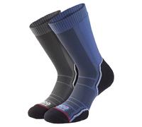 Lot de 2 paires de chaussettes Trek monocouche pour hommes